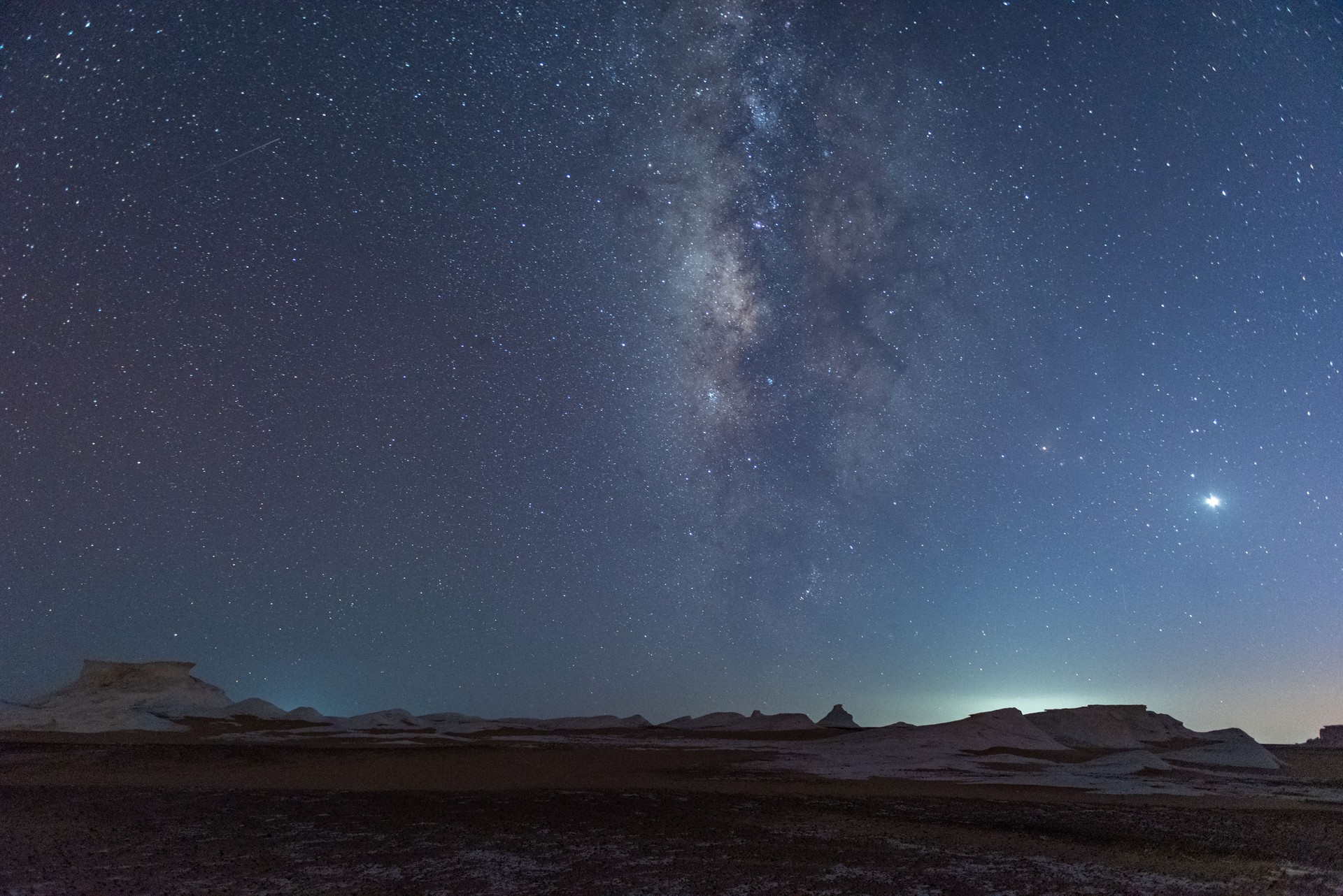 Desert milky Way