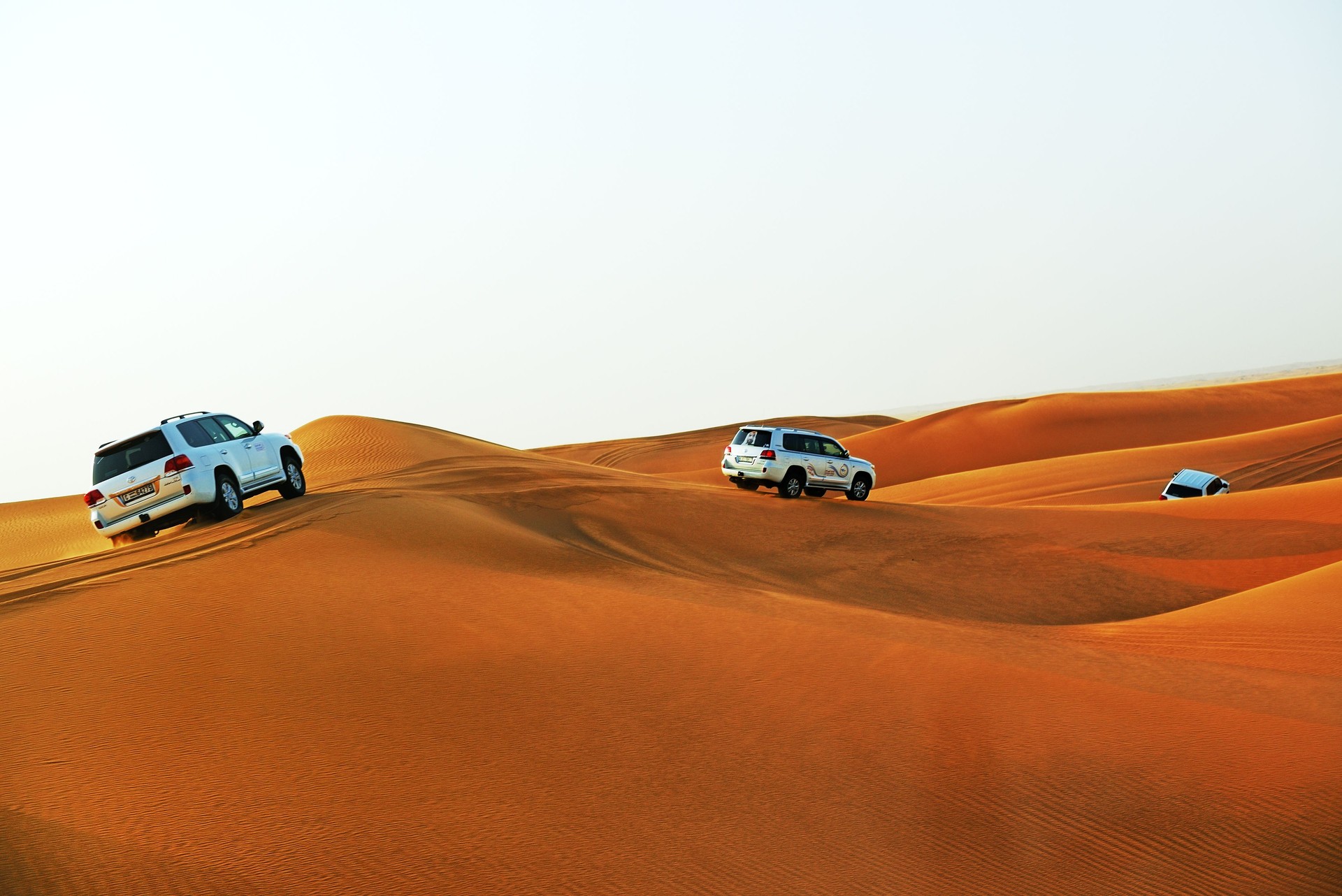 Dubai desert trip in off-road car is major tourists attraction